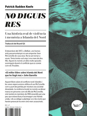 cover image of No diguis res